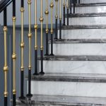 metal railing on stairs
