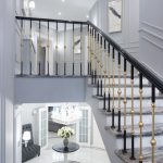 metal stairs straight vertical
