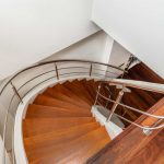 metal stairs at home